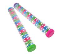 Yardwe 2 Pièces Outils d'enseignement Musique orff Instruments de Musique pour Enfants de Fabricant de Pluie de Pluie cognitif bébé Plastique