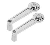 Yardwe 2 Pièces Patio Umbrella Replacement Handle Weather-Resistant Iron Crank Attachment for Garden Beach Backyard Parasol Secure Locking Rocking Handle