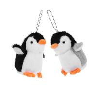 Yardwe 2 Pièces Pendentif Poupée Pingouin Porte-clés Animaux Porte-clés Créatif Porte-clés De à Porte-clés Animal Mignon Porte-clés Pendentif Pingouin Charmes De à Peluche