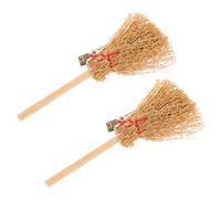 Yardwe 2 Pièces Petites Pinces à Cheveux Sorcière en Bois pour Filles, Accessoires Coiffure Faciles à Porter, Look Sorcière Moderne pour Fêtes à Thème Halloween