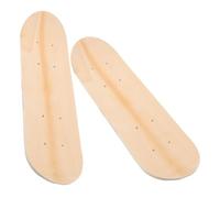 Yardwe 2 PièCes Planche À roulettes Vierge Bricolage, 59 x 15 cm, pour Enfants CréAtion Skateboard DéCoration DIY Motricité Fine