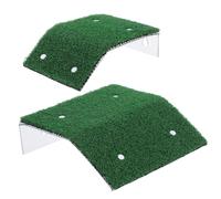 Yardwe 2 pièces Rampe d'évacuation pour Canard et Petits Animaux, Plateforme de Secours antidérapante avec ventouses, Plastique léger, pour Piscine et Usage extérieur