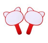 Yardwe 2 Pièces Tableau de Score Seule Face, Vierge Réutilisable Rouge | Écriture Effaçable, Format Portable, Mousse Légère, Usage Arbitre et Juge, Lot Unique, Style Pratique