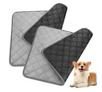 Yardwe 2 Pièces Tapis Pipi Réutilisables pour Chiens Tapis Lavables Imperméables pour Chiots Coussin de Propreté pour Sols et Sièges de Voiture Haute Absorption et Base Antidérapante