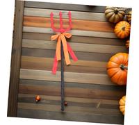 Yardwe 2 pièces Trident Halloween Plastique Accessoire Cosplay Diable Réaliste pour Adultes pour Fêtes Spectacles et Déguisements
