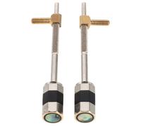 Yardwe 2 Pièces Vis à Archet de Violon Compatible Précise pour Archet Professionnel 4/4 et 3/4 en Cuivre Argenté pour Pratique Musicale et Performances