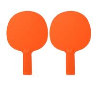 Yardwe 2 Raquettes de Tennis de Table pour Enfants - Bats en Plastique Incassables pour Débutants - Manche Antidérapant - Paddle Interactif d’Apprentissage