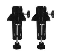 Yardwe 2 Supports Parasol pour Terrasse : Pieds Robustes à Fixer sur Balustrade, Optimisent l’Espace Extérieur