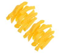 Yardwe 20 Fausses Frites : modèles réalistes de Restauration Rapide, Jouets de Cuisine, décoration de Table, Accessoires Photo