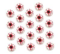 Yardwe 20 Pièces Balles Rebondissantes Œil Effrayant Décor Halloween Jouets Récompenses Fête