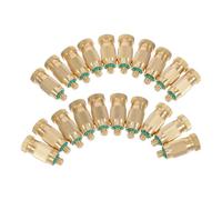 Yardwe 20 Pièces Buse de Brumisation 3/16 Haute Pression Cuivre | Débit 120 à 213g/min, Pression 20 à 70kg, Diamètre 0,5mm pour Paysage