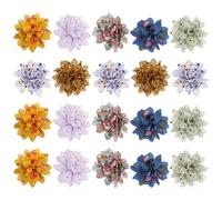 Yardwe 20 Pièces Collier Floral pour Accessoires de Toilette Dentelle Colorée Décorations Élégantes pour Animaux de Compagnie pour Photos Mariages