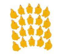 Yardwe 20 Pièces Figurines Miniatures Résine Poulets Décorations Micro Paysage DIY Petites Statues Poule Coq pour Jardin de Fées et Maison de Poupée