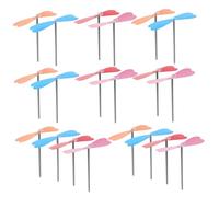 Yardwe 20 Pièces Flying Dragonfly Propeller Toy Hélicoptère à Main pour Garçon Fille Activités DIY Créatives Jeux Extérieurs et Renforcement des Liens Familiaux
