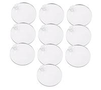Yardwe 20 Pièces Miroir D'entraînement Betta Cage à Chien Miroir D'aquarium Miroir Flottant pour Betta Miroir De Réservoir Décor D'aquarium Rond Acrylique Poisson Betta Balle Flottante