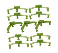 Yardwe 20 Pièces Presse Clips D'entraînement des Plantes Supports pour Plantes D'extérieur Liens De Plantes Écarteur De Branche d'arbre Clips De Jardin Bifurquer Cintreuse Vert Plastique