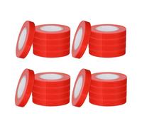 Yardwe 20 Rouleaux Ruban de Greffage Rouge en PVC Étanche pour Support Solide des Vignes et Tiges, Gestion Horticole Tâches de Taille