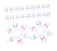 Yardwe 200 Pièces Accessoires Décor d'annonce de bébé C'est un garçon mini-sucettes c'est une fille sucette fabrication de boucles d'oreilles Décorations de de genre Acrylique