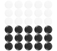 Yardwe 200 PièCes Jeu De Go en RéSine Pierres Go Noir Et Blanc Petites PièCes D’ÉChecs Compactes pour Club De Remplacement DéButants Accessoires De Jeu De SociéTé