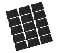 Yardwe 25 Brassards Élastiques Noirs en Tissu Doux et Faciles à Distribuer pour Deuil 25 Pièces Élégants et Simples pour Rituels Funéraires