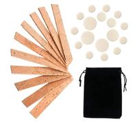 Yardwe 27 pièces Kit de Réparation Clarinette avec Liège Joint Manche et Tampons pour Instrument à Vent Accessoires Durables et Faciles à Installer pour Entretien Musical