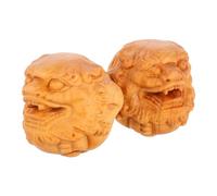 Yardwe 2pièces Boules De Massage Bois Pour Mains Pour Exercices De Rééducation Et Relaxation Accessoire Pratique Pour Seniors Et Enthousiastes Du Fitness