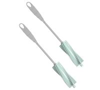 Yardwe 2pièces Brosse à Biberon Silicone Avec Manche Long Kit De Nettoyage Pour Bouteilles Brosse De Nettoyage Pour Tasses Facile à Utiliser Et Ranger