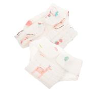 Yardwe 2pièces Culottes De Couches Lavables Coton Pour Filles De Couches Réutilisables Confortables Et Absorbantes Pour Bébés Mois Pratiques Et Respirantes Idéales Pour Sorties Et