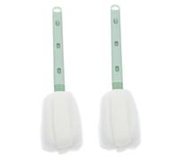 Yardwe 2pièces Goupillon Éponge Pour Biberons Brosse De Nettoyage Douce Ergonomique Nettoyage Profondeur Pour Bouteilles Et Cafetières