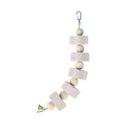 Yardwe 2pièces Hamster Grinding Teeth Toy Funny Pendant for Small Pets Safe Stone Material for Chewing and Exploration Activities