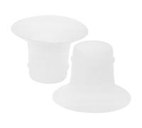 Yardwe 2pièces Inserts De Flasque Silicone Flexible Pour Tire-lait Réducteur Accessoires Lavables Et Confortables Pour Allaitement