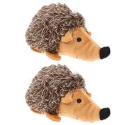 Yardwe 2pièces Jouet Interactif Forme De Hérisson pour Chien Jouet à Mâcher Adorable Stimule La Santé Jeu