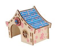 Yardwe 2pièces Modèles De Villa pour Hamsters Jouets Et Maisons pour Animaux De Compagnie