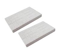 Yardwe 2pièces Pierre Brute pour Gerbilles Et Coussin pour Pattes Planche à Mâcher pour Petits Animaux Pierre à Mâcher pour Chinchilla Coupe-Griffes pour Lapin Jouets à pour Cage