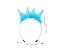 Yardwe 3 Ensembles Little Tiara and Wand Set Lightweight Princess Dress Up Crown for Birthday Halloween Christmas Party Role Play Accessories