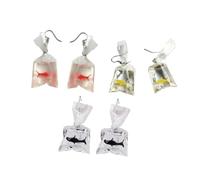 Yardwe 3 paires Boucles Oreilles Requin Originales pour Femmes Accessoires Rigolos et Transparents Bijoux pour Soirées Couleurs Aléatoires Couleur Aléatoire Couleur Aléatoire