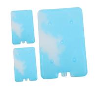 Yardwe 3 Pièces Cooler Ice Packs Large Capacity Reusable Freezer Blocks for Outdoor Picnics Camping Food Storage and Drink Cooling