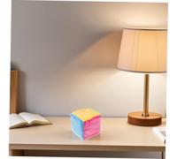 Yardwe 3 pièces Dés Éducatifs Doux avec Pochettes pour Cartes Lot de Cubes Souples pour Jeux Classe Pédagogique Interactif pour Garçon Fille