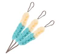Yardwe 3 Pièces Éponge Exfoliante en Maille Longue Dos avec Corde, Conception Portable en Pe, Exfoliation Corps, pour Voyage et Usage Extérieur
