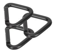 Yardwe 3 Pièces Mousquetons Aluminium pour Escalade Clips de Montagne Robustes et Durables pour Clés et Accessoires pour Camping et Randonnée
