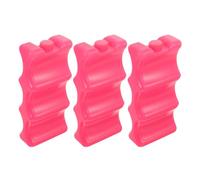 Yardwe 3 Pièces Paquet Isotherme Rouge pour Bouteilles et Aliments Joint en Caoutchouc Réutilisable, pour Boîte à Déjeuner et Glacière