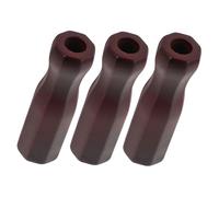 Yardwe 3 Pièces Poignées de Table Football Bois Poignée Octogonale Antidérapante pour Table de Soccer Accessoires de Remplacement