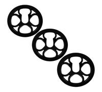 Yardwe 3 Pièces Protection de Plateau de Chaîne Garde Plateau Plastique pour VTT Protection Durable Antichute pour Pédalier Simple