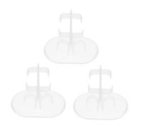 Yardwe 3 pièces Support Poupée Transparent PP Résistant pour Figurines et Modèles Stable et Léger pour Exposition Décorative