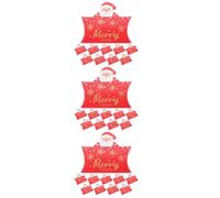 Yardwe 30 Pièces Boîtes à Bonbons en Papier Pliables, Mini Boîte Rouge | Présents et Douceurs, Grosse Capacité, Usage Vacances, Design Festif, Coffret Présent de Mariage