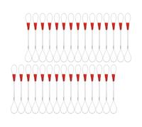 Yardwe 30 Pièces Chaussette de Tirage de Câble en Acier Réutilisable Design Ergonomique pour Électriciens, Outil de Gestion des Câbles pour Projets Résidentiels et Grands Chantiers