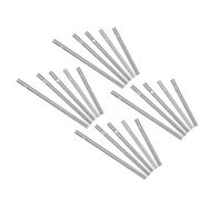 Yardwe 30 Pièces Petits Tubes de Carillon Éolien en Aluminium | Surface Lisse sans Bavure, Son Clair et Tonalité Musicale, Argentés, pour Extérieur et Décoration