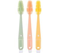 Yardwe 3pièces Brosse De Nettoyage Pour Biberons Avec Goupillon Silicone Et Kit De Nettoyage Pour Biberons Et Couvercles