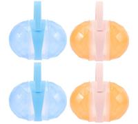 Yardwe 4 Ensembles Boîte de Rangement pour Tétine, Conteneur de Tétine en Pp, pour Bébé, Accès et Fermeture Faciles, Surface Lisse, Facile à Nettoyer, sans Aspérités, pour Voyage
