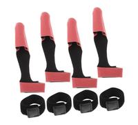 Yardwe 4 Ensembles Fishing Rod Tip Sleeve Protectors with High Elasticity and Rod Tie Strap for Fishing Pole Cover Accessories Anti-Skid and Flexible Suitable for Canne Peche